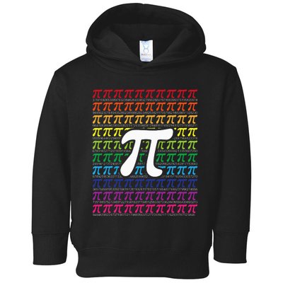 Pi Sign Pi Day funny math teacher lover Toddler Hoodie