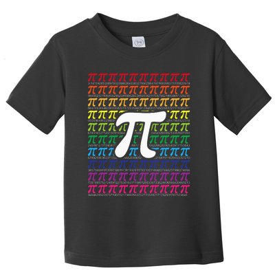 Pi Sign Pi Day funny math teacher lover Toddler T-Shirt