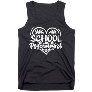 Psychologist School Psychologist Counselor Tank Top