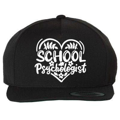 Psychologist School Psychologist Counselor Wool Snapback Cap