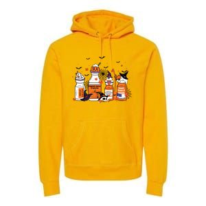 Pumpkin Spice Propofol Ativan Versed Haldol Halloween Nurse Premium Hoodie