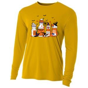 Pumpkin Spice Propofol Ativan Versed Haldol Halloween Nurse Cooling Performance Long Sleeve Crew