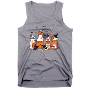 Pumpkin Spice Propofol Ativan Versed Haldol Halloween Nurse Tank Top