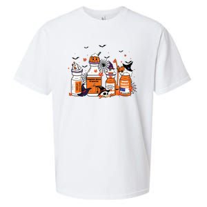 Pumpkin Spice Propofol Ativan Versed Haldol Halloween Nurse Sueded Cloud Jersey T-Shirt