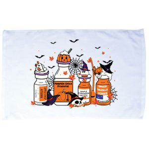 Pumpkin Spice Propofol Ativan Versed Haldol Halloween Nurse Microfiber Hand Towel