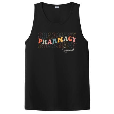 Pharmacy Squad Pharmacy Technician Retro Groovy Pharmacist PosiCharge Competitor Tank