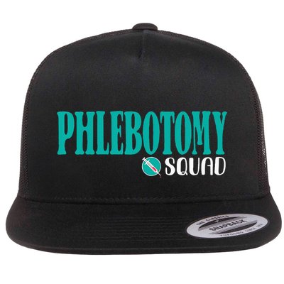 Phlebotomy Squad Phlebotomist Phlebotomy Flatbill Hat