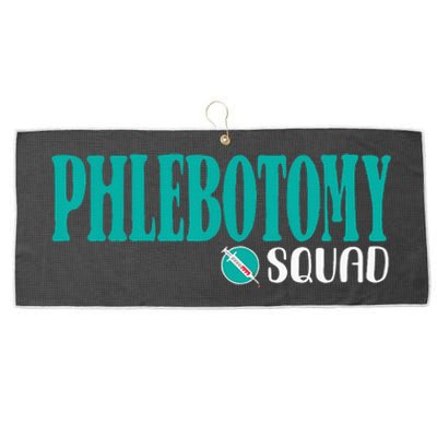 Phlebotomy Squad Phlebotomist Phlebotomy Large Microfiber Waffle Golf Towel