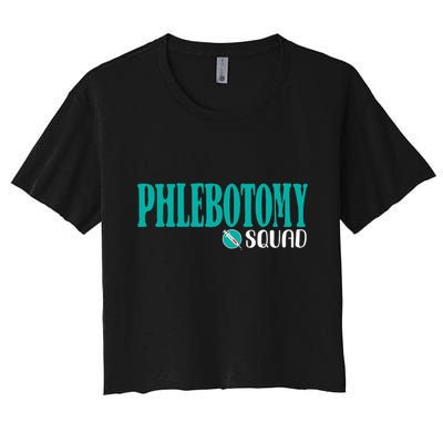 Phlebotomy Squad Phlebotomist Phlebotomy Crop Top