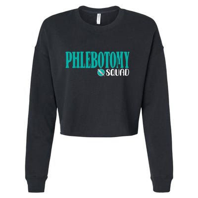 Phlebotomy Squad Phlebotomist Phlebotomy Cropped Pullover Crew