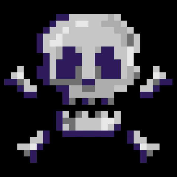 Pixelated Skull City Backpack