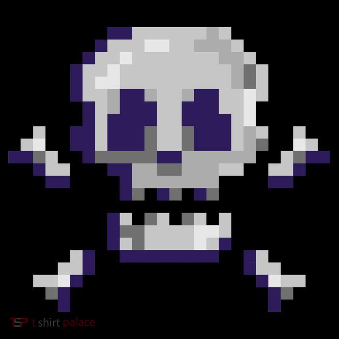 Pixelated Skull 16 in Basic Backpack