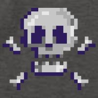 Pixelated Skull Vector Backpack