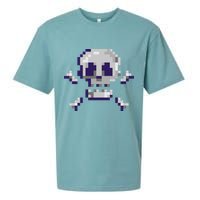 Pixelated Skull Sueded Cloud Jersey T-Shirt
