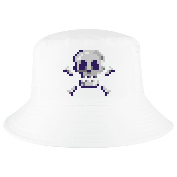 Pixelated Skull Cool Comfort Performance Bucket Hat