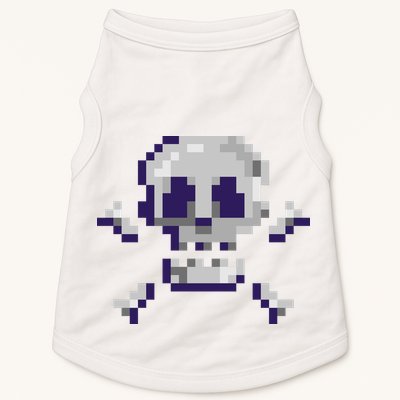 Pixelated Skull Doggie Tank