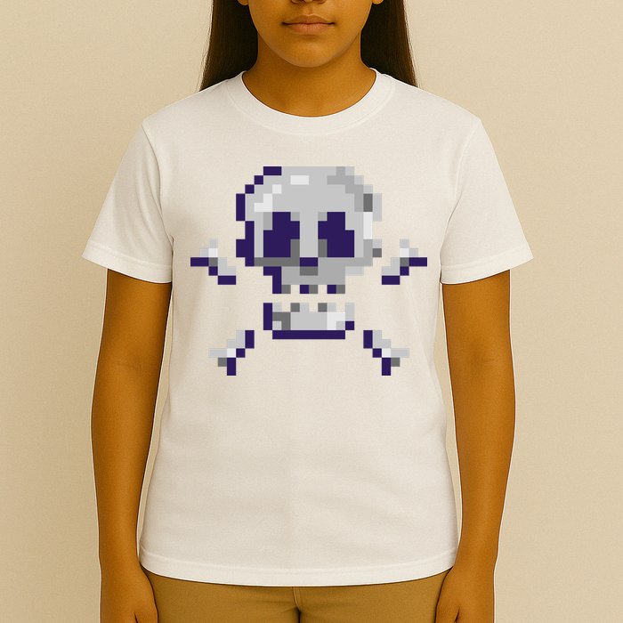Pixelated Skull T-Shirt