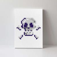 Pixelated Skull Canvas