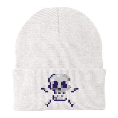 Pixelated Skull Beanie