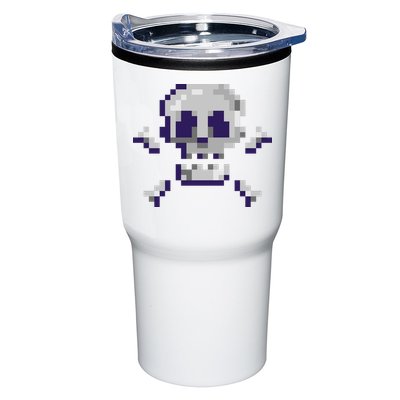 Pixelated Skull Tumbler