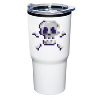 Pixelated Skull Tumbler