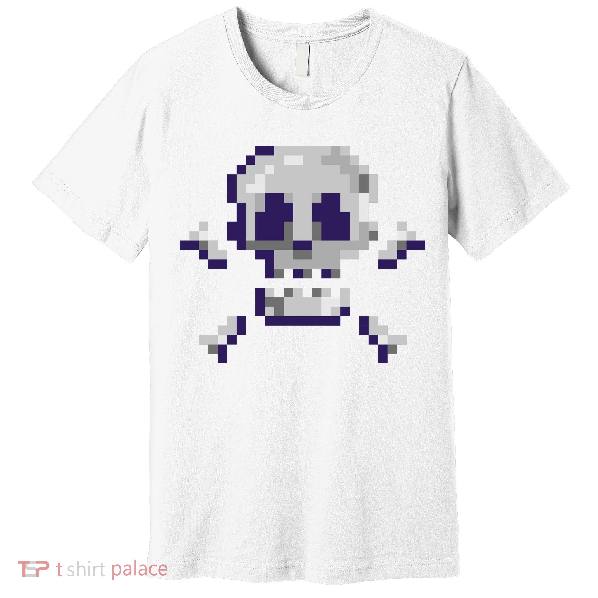 Pixelated Skull Premium T-Shirt