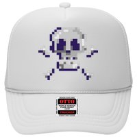 Pixelated Skull Trucker Hat