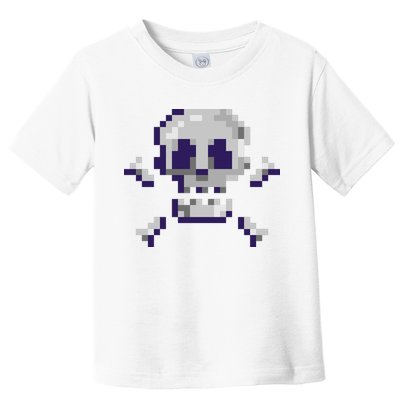 Pixelated Skull Toddler T-Shirt