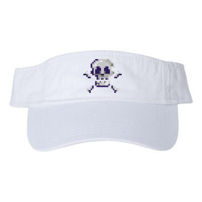 Pixelated Skull Visor