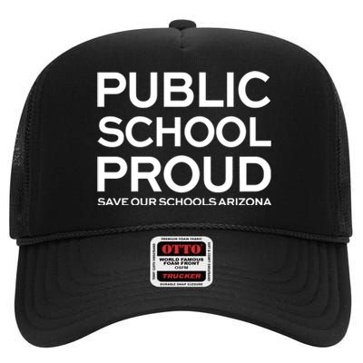 Public School Proud High Crown Mesh Back Trucker Hat