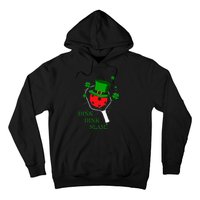 Pickleball St Patricks Day Lucky Pickleball Player Shamrock Hoodie