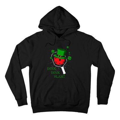 Pickleball St Patricks Day Lucky Pickleball Player Shamrock Hoodie