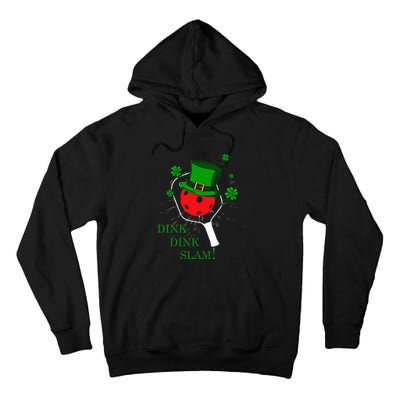 Pickleball St Patricks Day Lucky Pickleball Player Shamrock Tall Hoodie