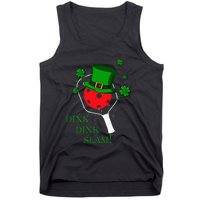 Pickleball St Patricks Day Lucky Pickleball Player Shamrock Tank Top