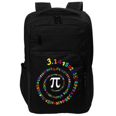 Pi Spiral Pi Day Funny Gift Funny Gift Impact Tech Backpack