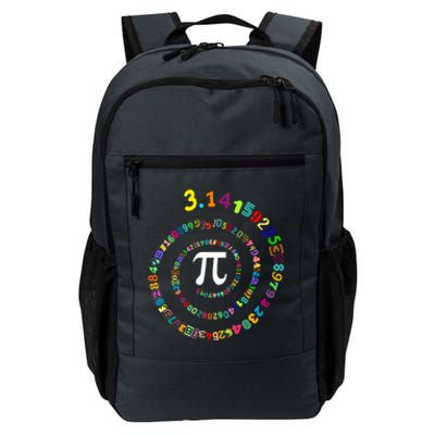 Pi Spiral Pi Day Funny Gift Funny Gift Daily Commute Backpack