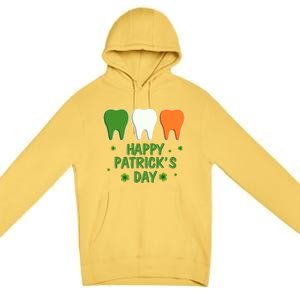 Ph St Patrick Day Irish Dental Teeth Lucky Gift For Dentist Great Gift Premium Pullover Hoodie