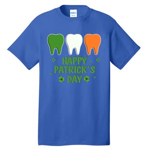 Ph St Patrick Day Irish Dental Teeth Lucky Gift For Dentist Great Gift Tall T-Shirt