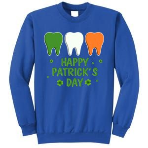 Ph St Patrick Day Irish Dental Teeth Lucky Gift For Dentist Great Gift Tall Sweatshirt