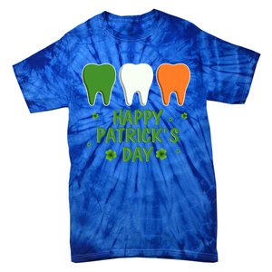 Ph St Patrick Day Irish Dental Teeth Lucky Gift For Dentist Great Gift Tie-Dye T-Shirt