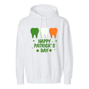 Ph St Patrick Day Irish Dental Teeth Lucky Gift For Dentist Great Gift Garment-Dyed Fleece Hoodie