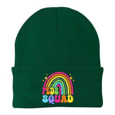 Peds Squad Pediatric Nurse PEDS Pediatrician Peds Nurse Cute Knit Cap Winter Beanie