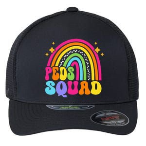 Peds Squad Pediatric Nurse PEDS Pediatrician Peds Nurse Cute Flexfit Unipanel Trucker Cap