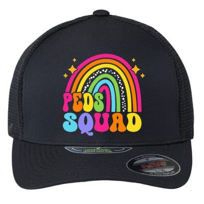 Peds Squad Pediatric Nurse PEDS Pediatrician Peds Nurse Cute Flexfit Unipanel Trucker Cap