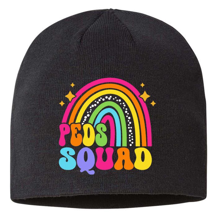 Peds Squad Pediatric Nurse PEDS Pediatrician Peds Nurse Cute Sustainable Beanie