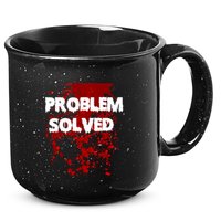 Problem Solved 15oz Campfire Ceramic Mug
