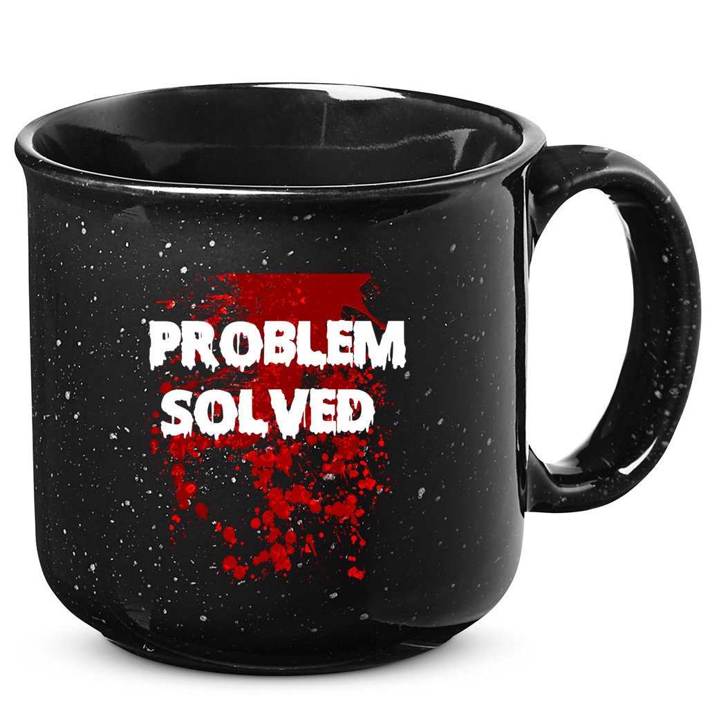 Problem Solved 15oz Campfire Ceramic Mug
