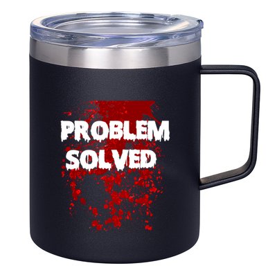 Problem Solved 12oz Stainless Steel Coffee Mug