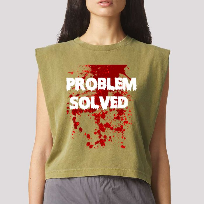Problem Solved Garment-Dyed Women's Muscle Tee