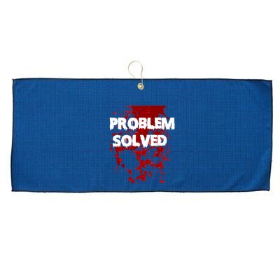 Problem Solved Large Microfiber Waffle Golf Towel